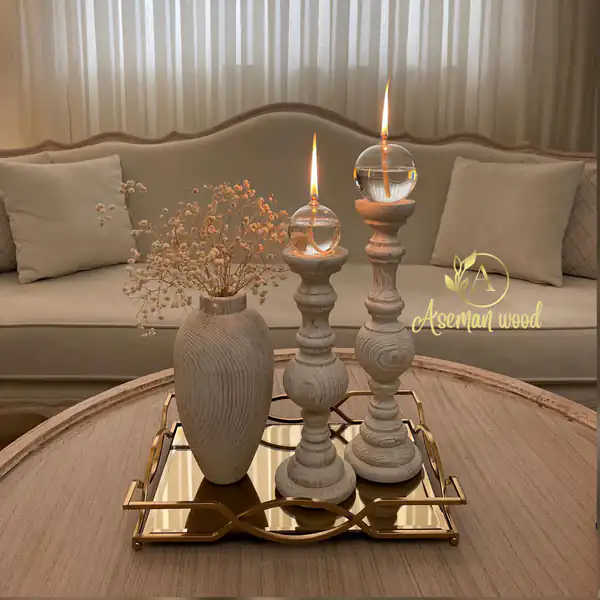 چیدمان میز جلو مبلی