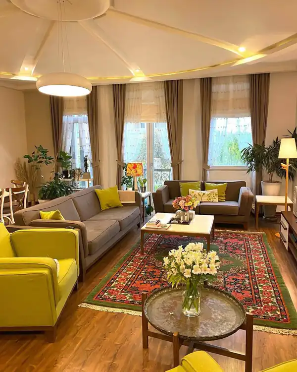 چیدمان مبل حال بزرگ