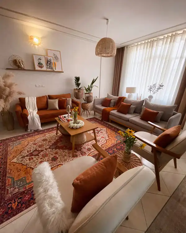 چیدمان مبل حال کوچک