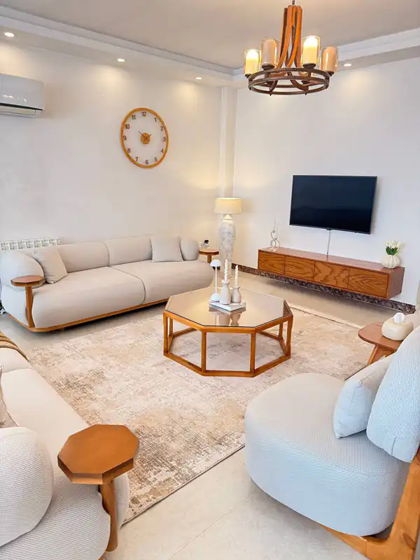 چیدمان مبل حال مربع