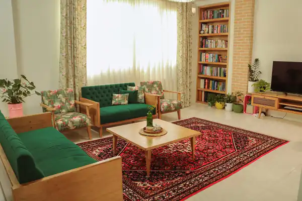چیدمان مبل حال مربع