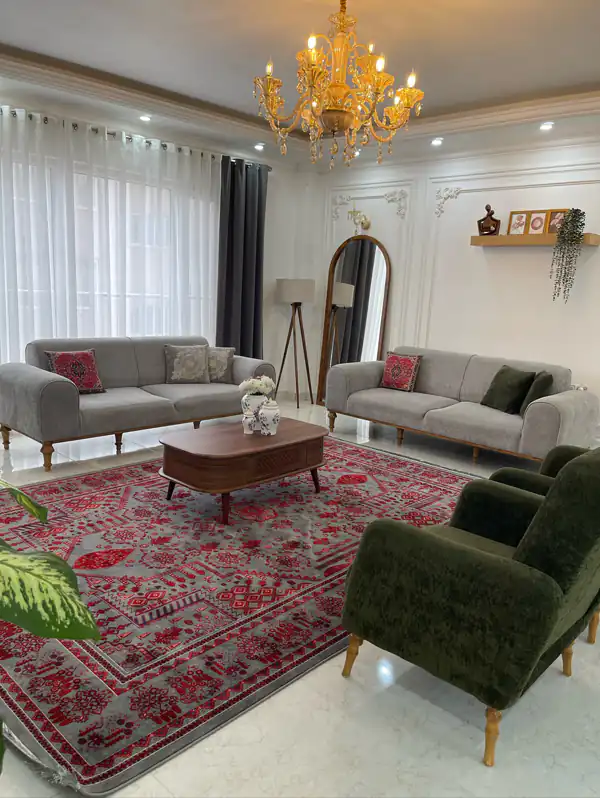 چیدمان مبل حال مربع