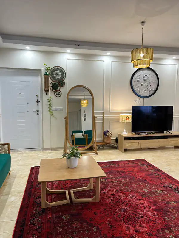 چیدمان پذیرایی ایرانی