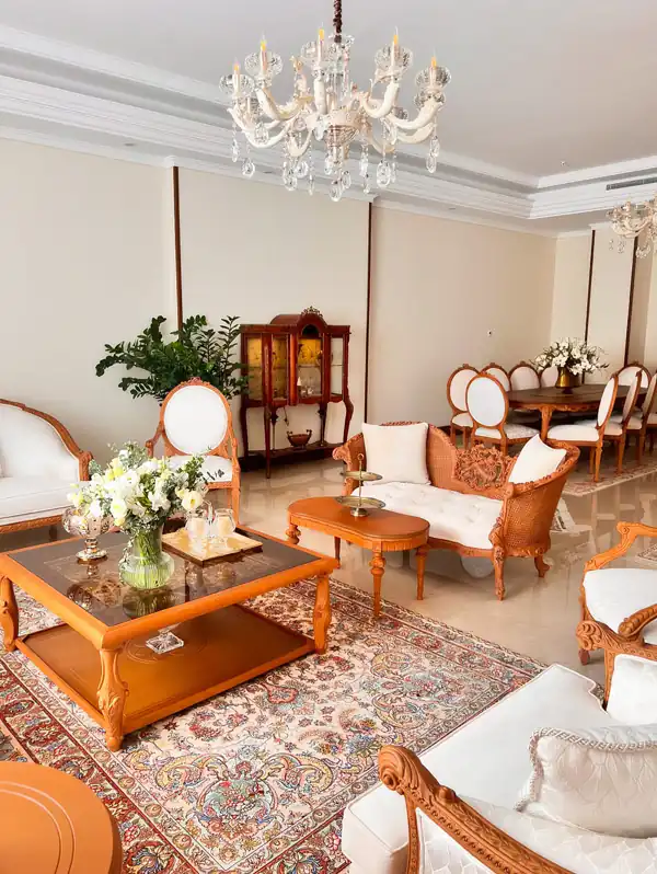 چیدمان پذیرایی ایرانی