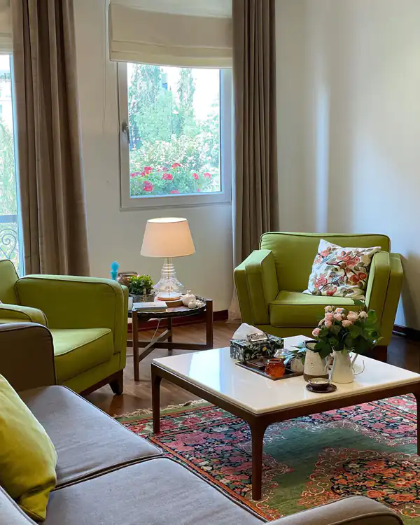 چیدمان پذیرایی پینترستی