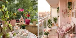 دکوراسیون بالکن با گل و گیاه برای چیدمانی شیک و مدرن