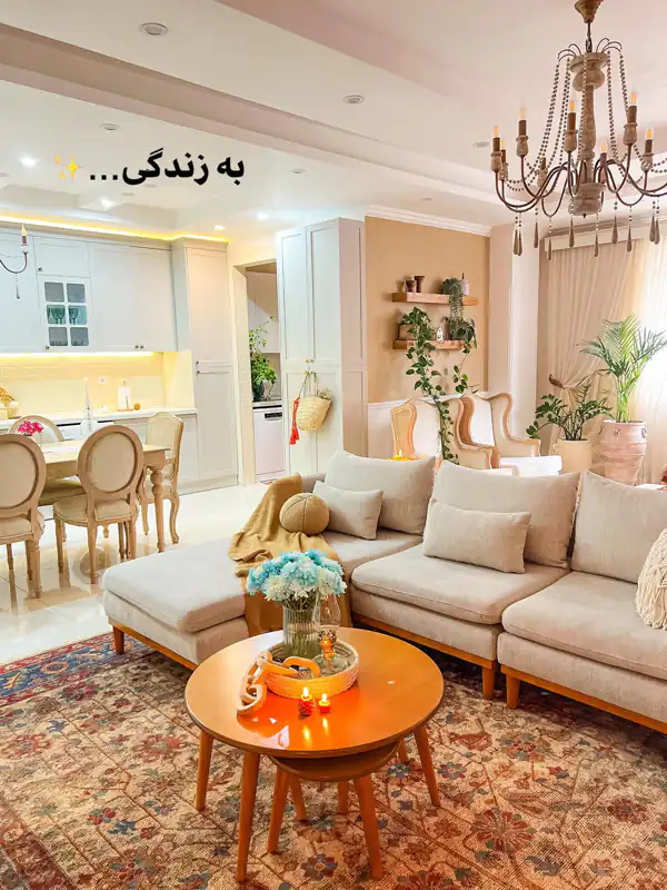 ایده برای دکوراسیون پذیرایی