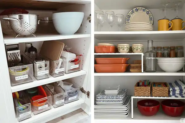 مرتب کردن کابینت آشپزخانه نی نی سایت اصول چیدمان کابینت آشپزخانه روی کابینت چیدمان آشپزخانه مرتب بهترین چیدمان وسایل داخل کابینت آشپزخانه مرتب و منظم نی نی سایت چیدمان کابینت آشپزخانه ایرانی