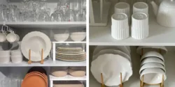 مدل چیدمان داخل کابینت ظروف برای نظم دهی بهتر