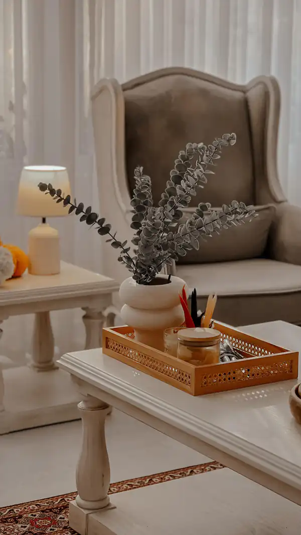 مدل چیدمان میز جلو مبلی
