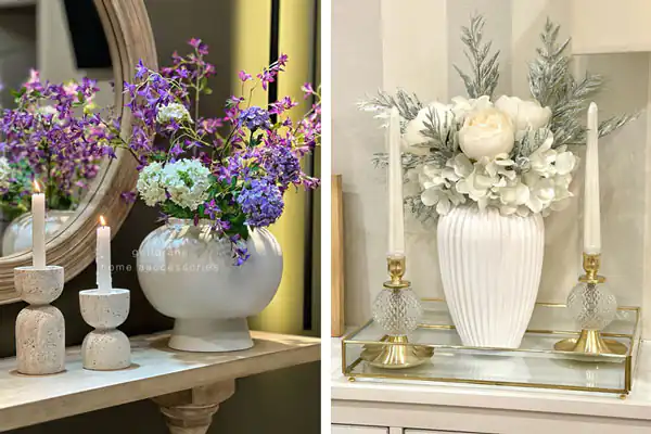 اکسسوری روی کنسول دیجی کالا اکسسوری روی کنسول مدرن  چیدمان کنسول کلاسیک چیدمان کنسول مدرن روی میز کنسول چی بزارم نی نی سایت  آینه کنسول چوبی جدید