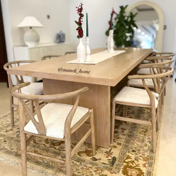 مدل چیدمان روی میز ناهار خوری