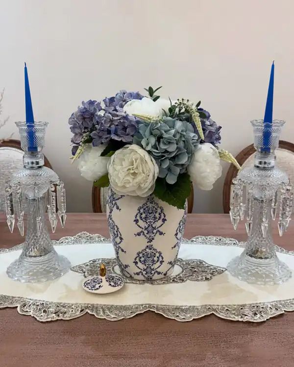 مدل چیدمان روی میز ناهار خوری