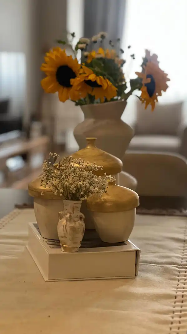 مدل چیدمان روی میز ناهار خوری