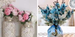 مدل گلدان رومیزی لاکچری برای میز کنسول و میز جلو مبلی
