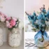 مدل گلدان رومیزی لاکچری برای میز کنسول و میز جلو مبلی