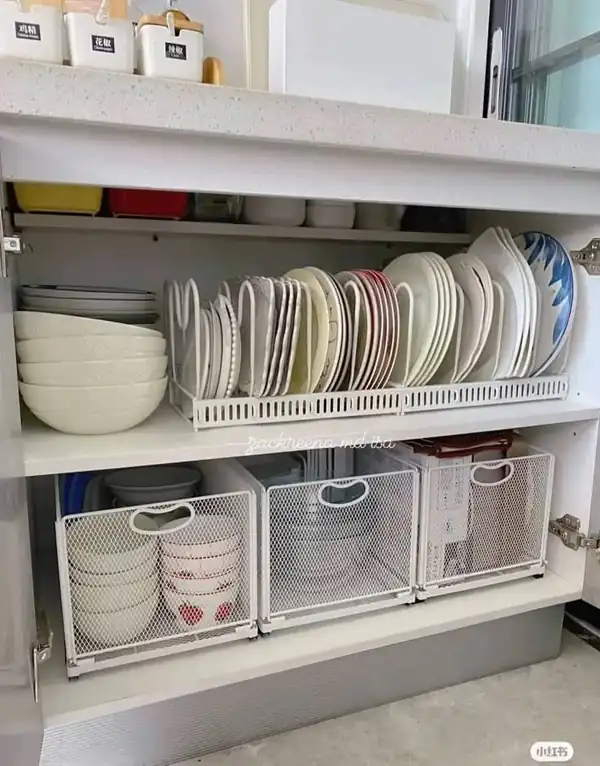 مدل های چیدمان داخل کابینت