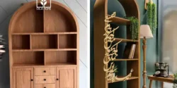 مدل های کتابخانه چوبی با طراحی کاربردی و ساده