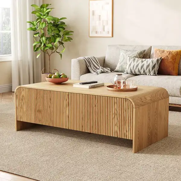 مدل میز جلو مبلی چوبی