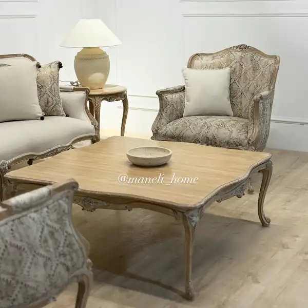 مدل میز جلو مبلی چوبی
