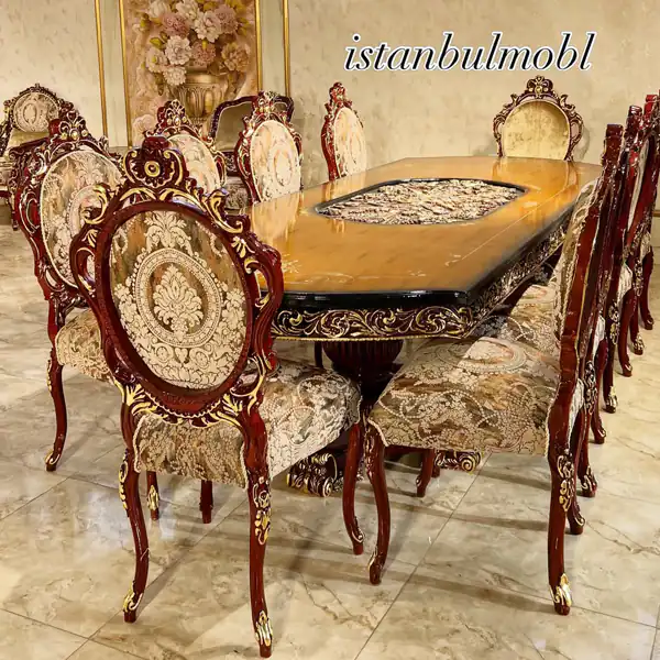 مدل میز ناهار خوری سلطنتی