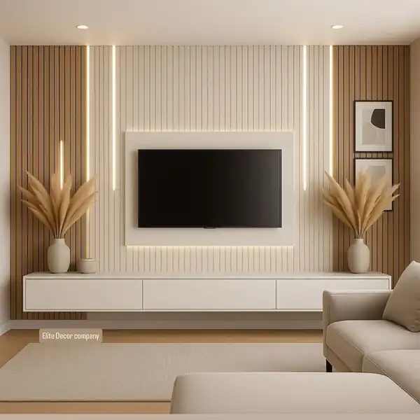 مدل میز تلویزیون چوبی ساده