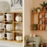 مدل شلف ماگ شیک و ساده با طرح های چوبی