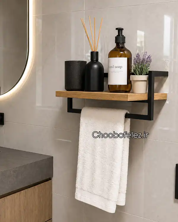 مدل شلف سرویس بهداشتی ساده