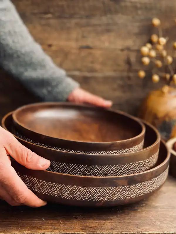مدل ظرف چوبی جدید