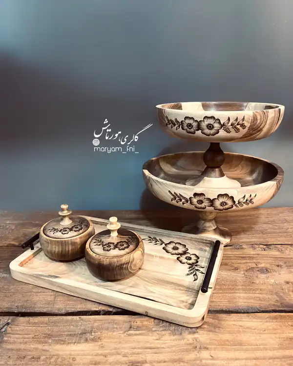 مدل ظرف چوبی جدید