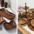 مدل ظرف چوبی پذیرایی با طرح های پایه دار و بدون پایه