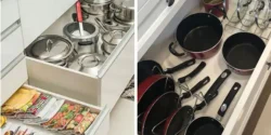 نحوه چیدمان کشو کابینت برای استفاده بهتر از فضا