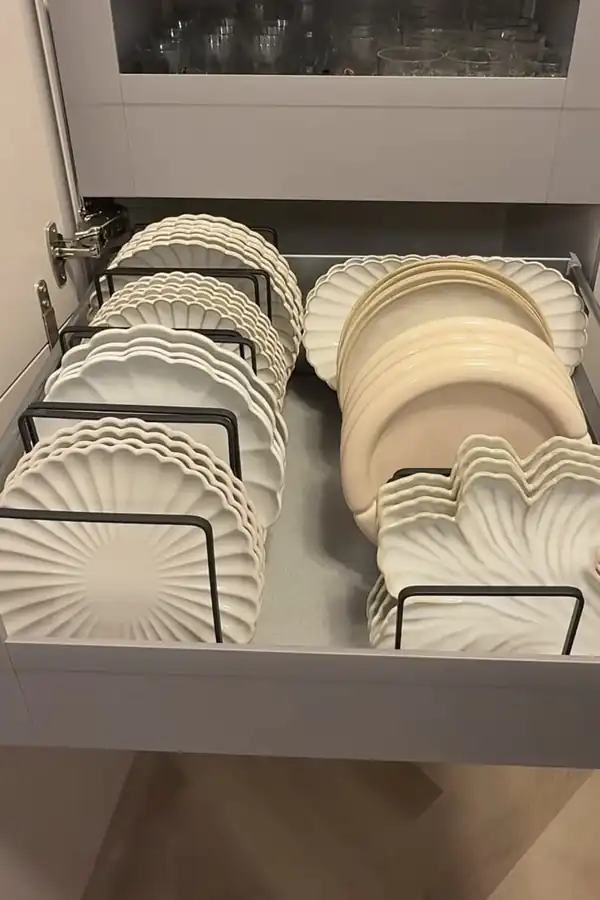 نحوه چیدمان کشو کابینت