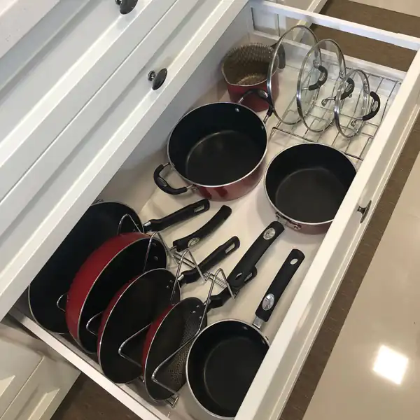 نحوه چیدمان کشو کابینت