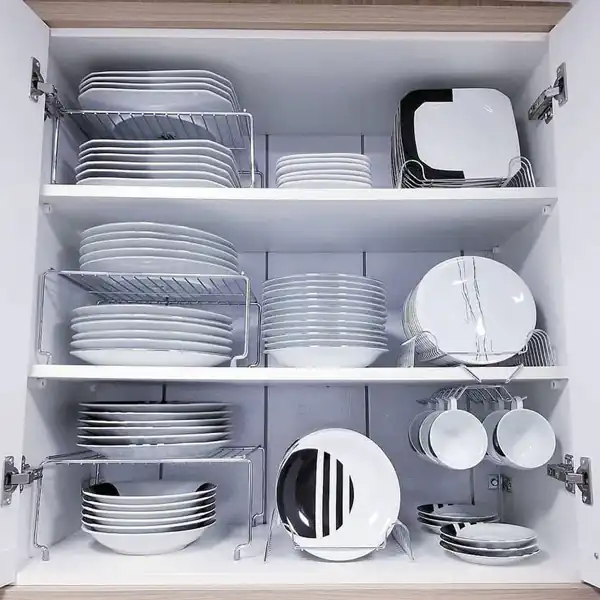 ترفند چیدن داخل کابینت