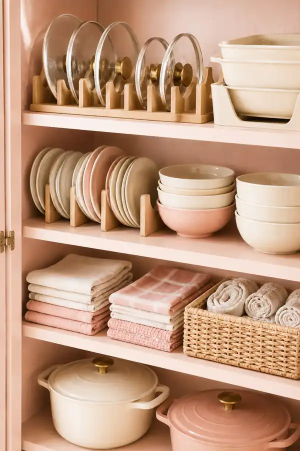 ترفند چیدن داخل کابینت