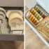 بهترین ایده چیدمان کشو کابینت برای فضای کوچک و کم جا