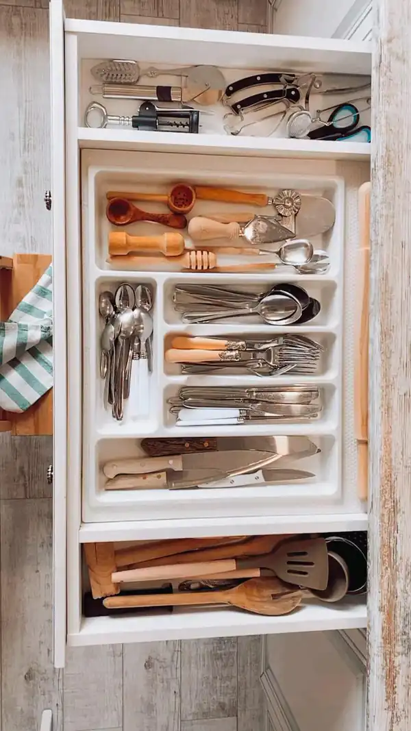 بهترین ایده چیدمان کشو کابینت