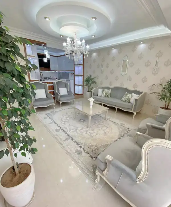 چیدمان مبل برای پذیرایی مستطیل شکل