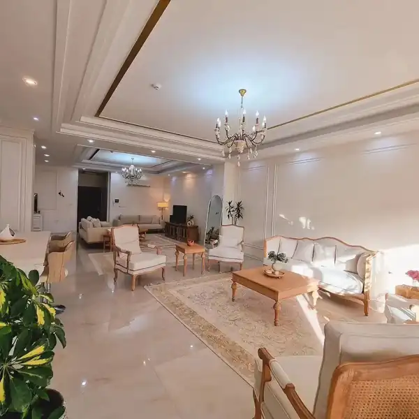 چیدمان مبل برای پذیرایی مستطیل شکل