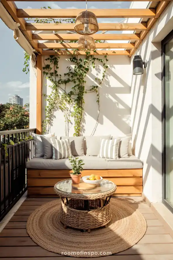 چیدمان بالکن مدرن