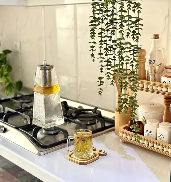 چیدمان کنار گاز پینترست
