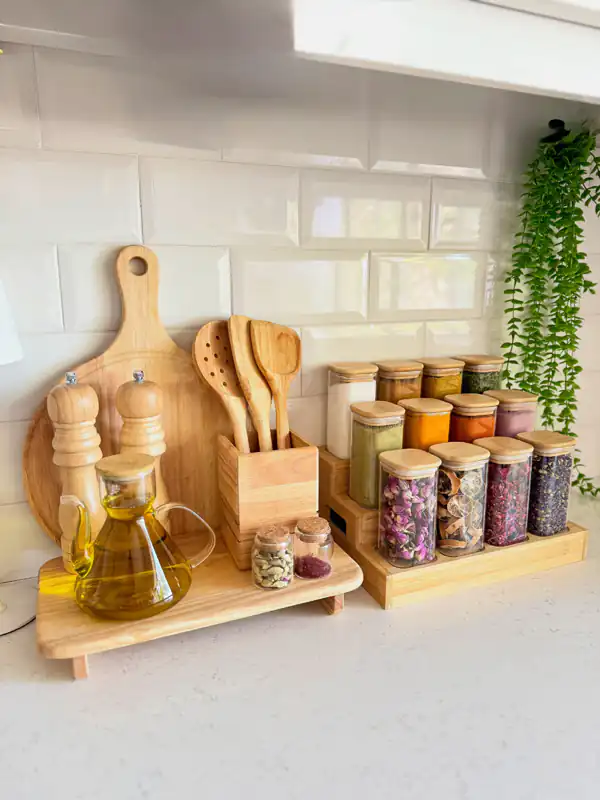چیدمان کنار گاز سرامیکی