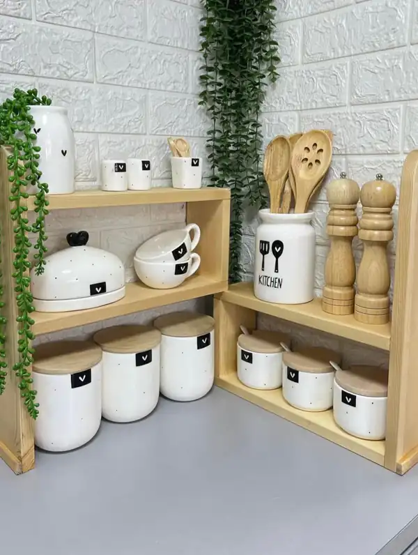 چیدمان کنار گاز سرامیکی