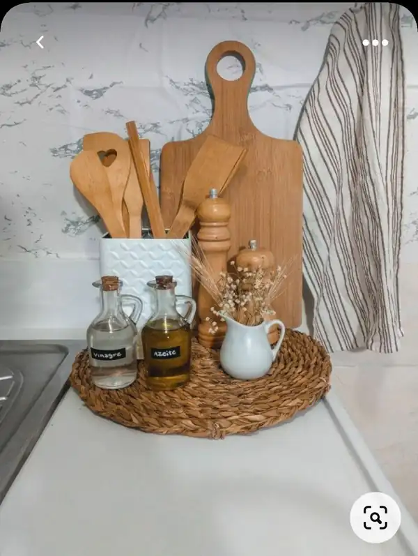 چیدمان کنار گاز و سینک