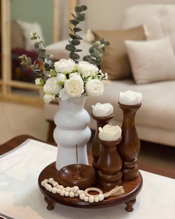 چیدمان میز جلو مبلی جدید