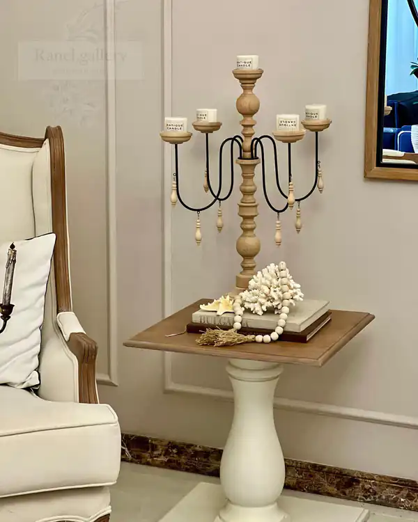 چیدمان روی میز عسلی