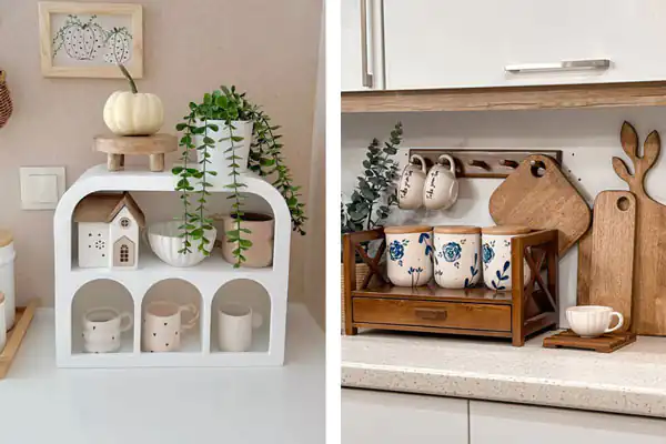 کابینت آشپزخانه مدرن و شیک تزیین روی کابینت با وسایل ساده چیدمان روی کابینت آشپزخانه ایرانی اصول چیدمان کابینت آشپزخانه چیدمان کابینت آشپزخانه نی نی سایت روی کابینت چیدمان آشپزخانه مرتب