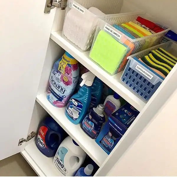 ایده برای چیدن داخل کابینت