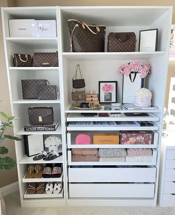 ایده برای چیدمان کمد دیواری